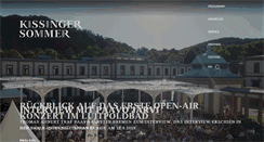 Desktop Screenshot of kissingersommer.de
